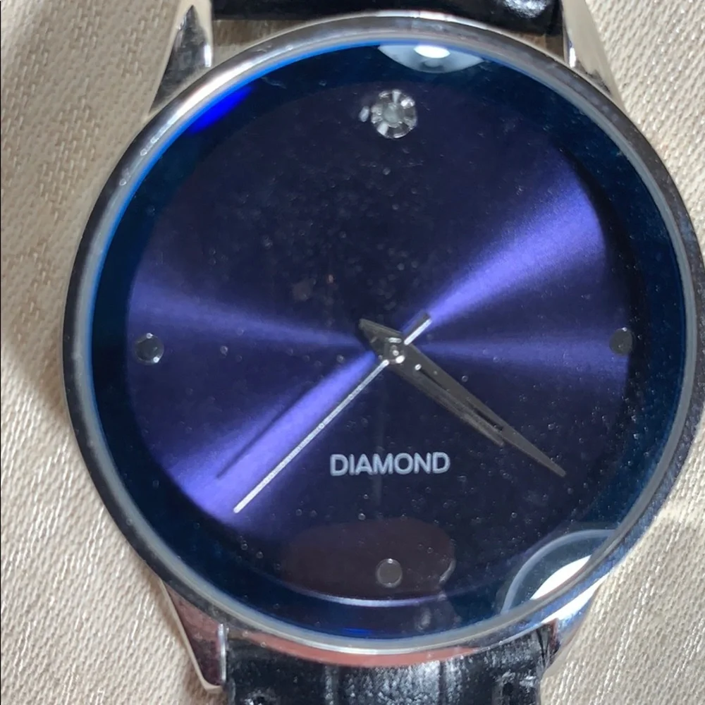 Pair of Accutime Diamond Watches
